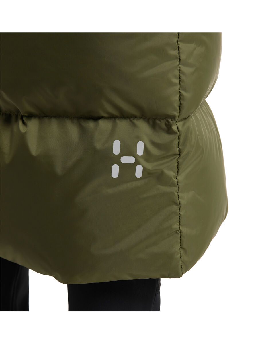 Haglöfs Long Down Parka Women, olive green - Bild 14