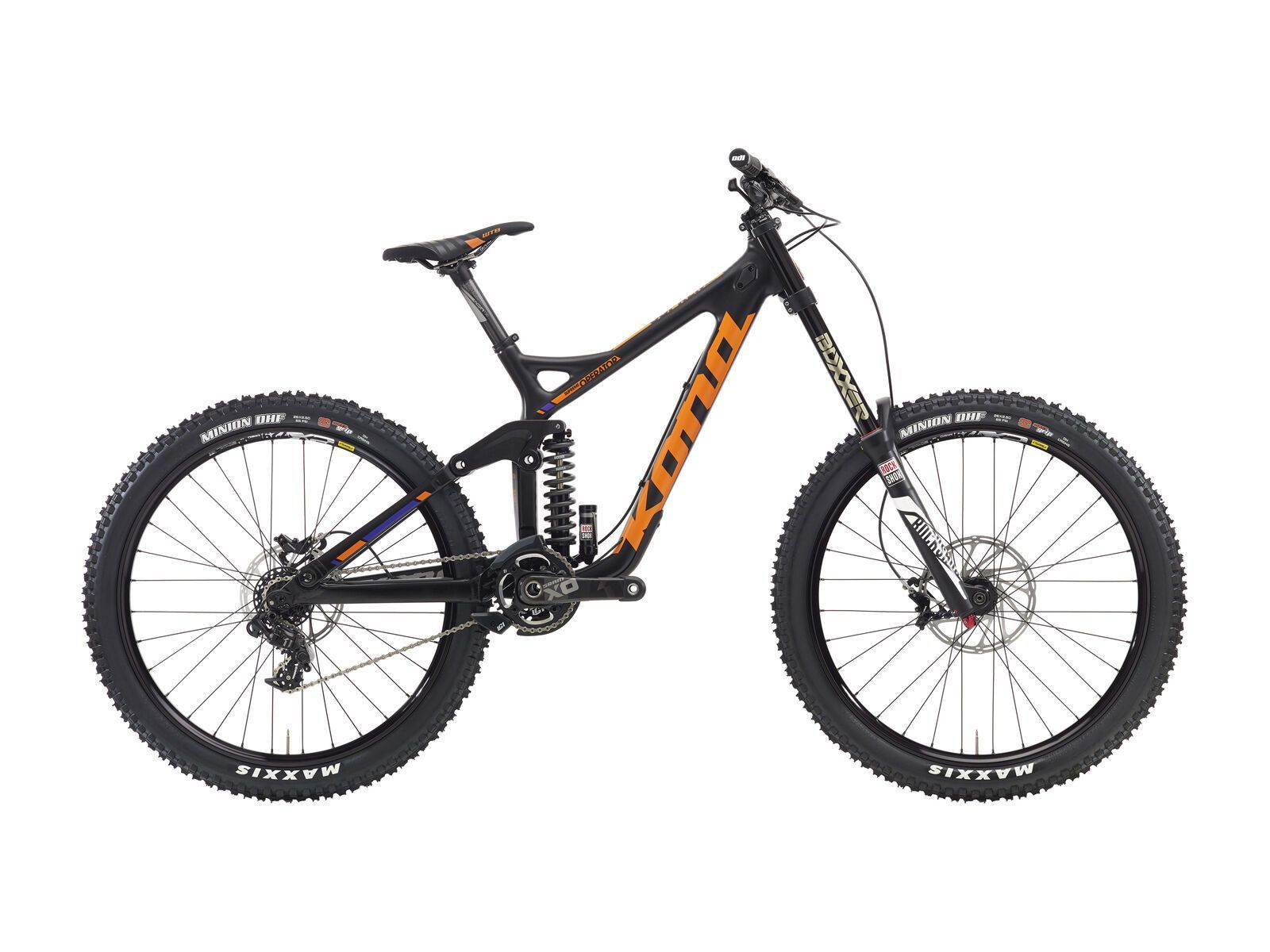 Kona Supreme Operator, matt carbon & black w/ team orange & purple decals - Bild 1