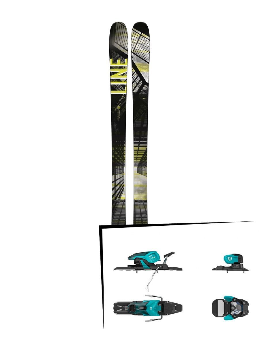 Set: Line Tom Wallisch Pro 2018 + Salomon Warden 11 turquoise/black - Bild 1