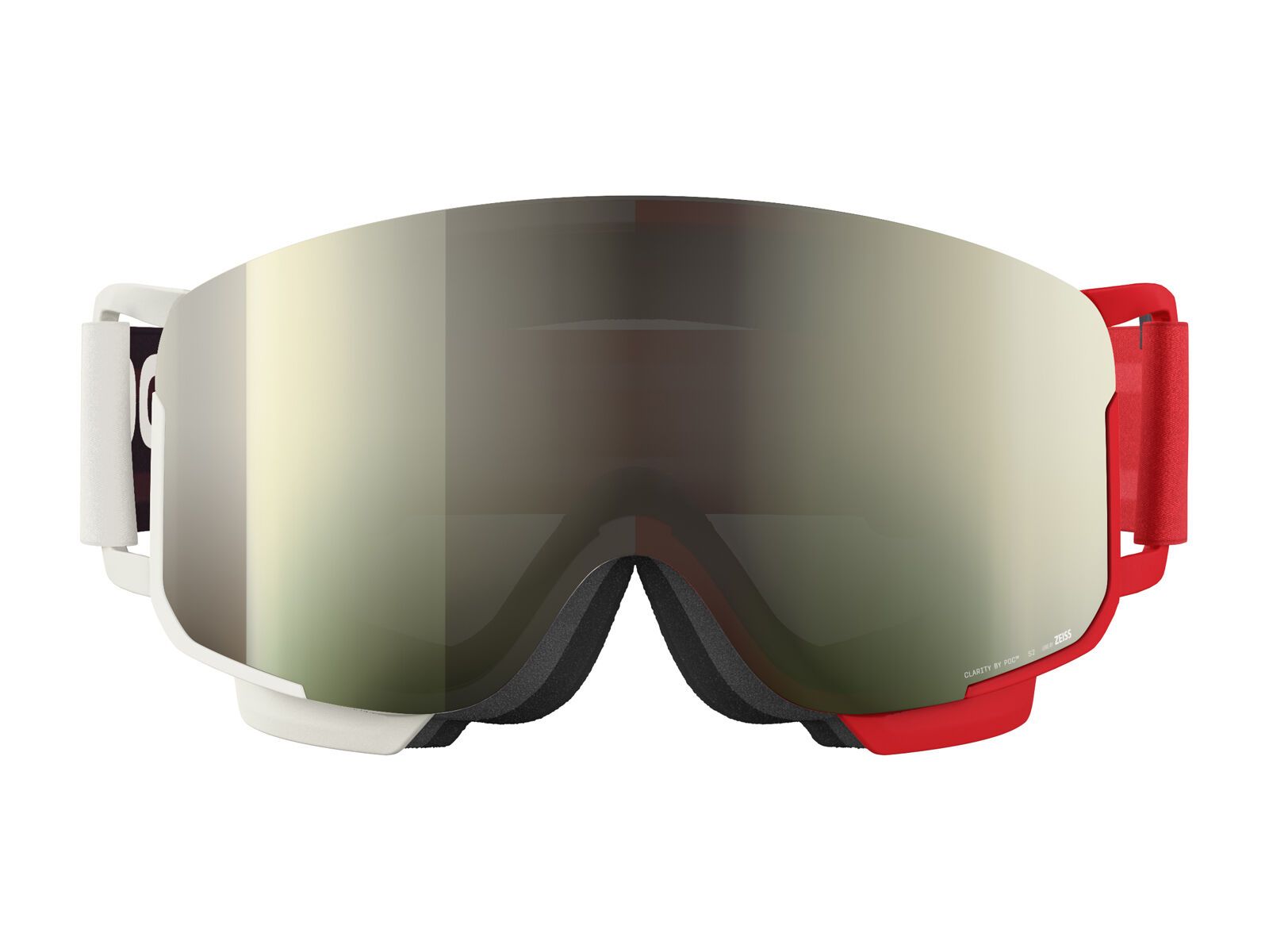 POC Nexal Mid, Clarity Uni. Partly Sunny Ivory / rouge/blanc - Bild 2