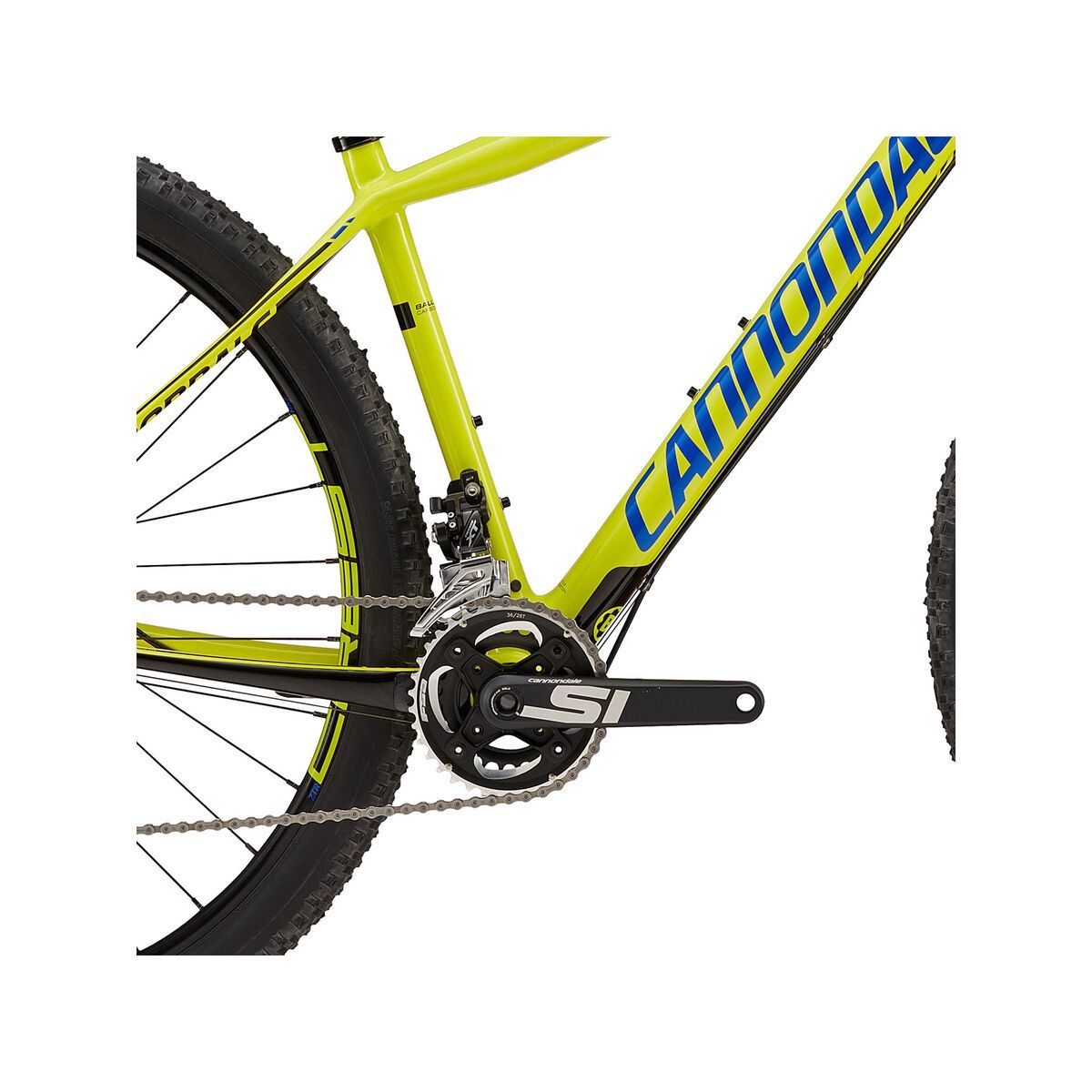 Cannondale F-Si Carbon 3 29, neon spring w/ jet black and cerulean, gloss - NSP - Bild 3