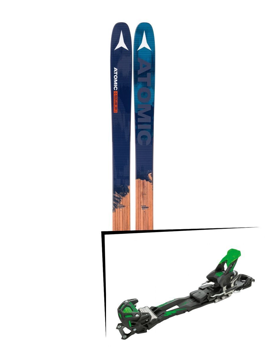 Set: Atomic Backland FR 109 2017 + Tyrolia Adrenalin 16 ohne Bremse, solid black flash green - Skiset - Bild 1