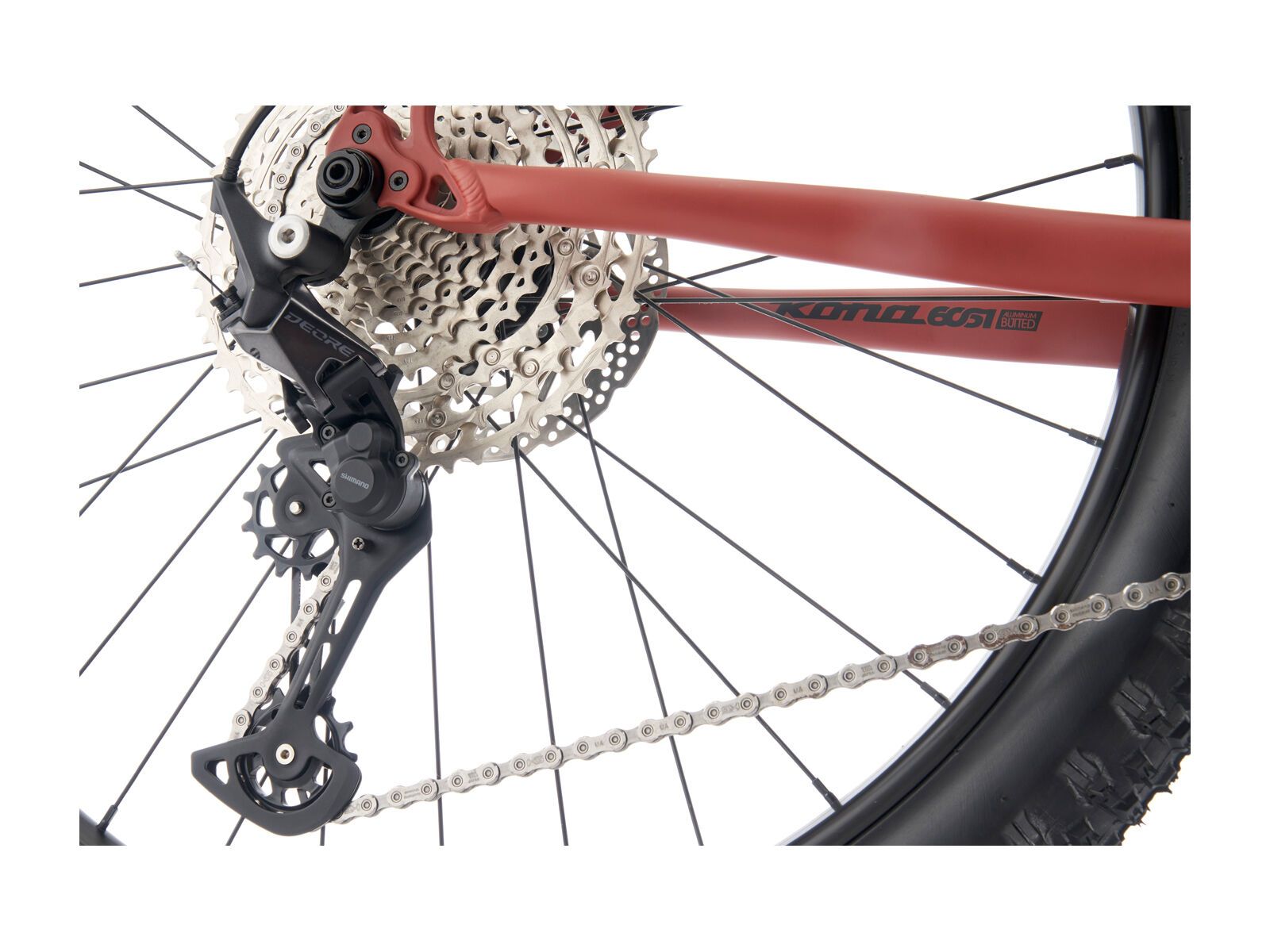 Kona Big Honzo DL, matte bloodstone w/ charcoal decals - Bild 4