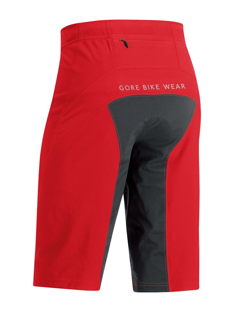 Gore Bike Wear Alp-X Pro Windstopper SO Shorts, red black - Bild 2