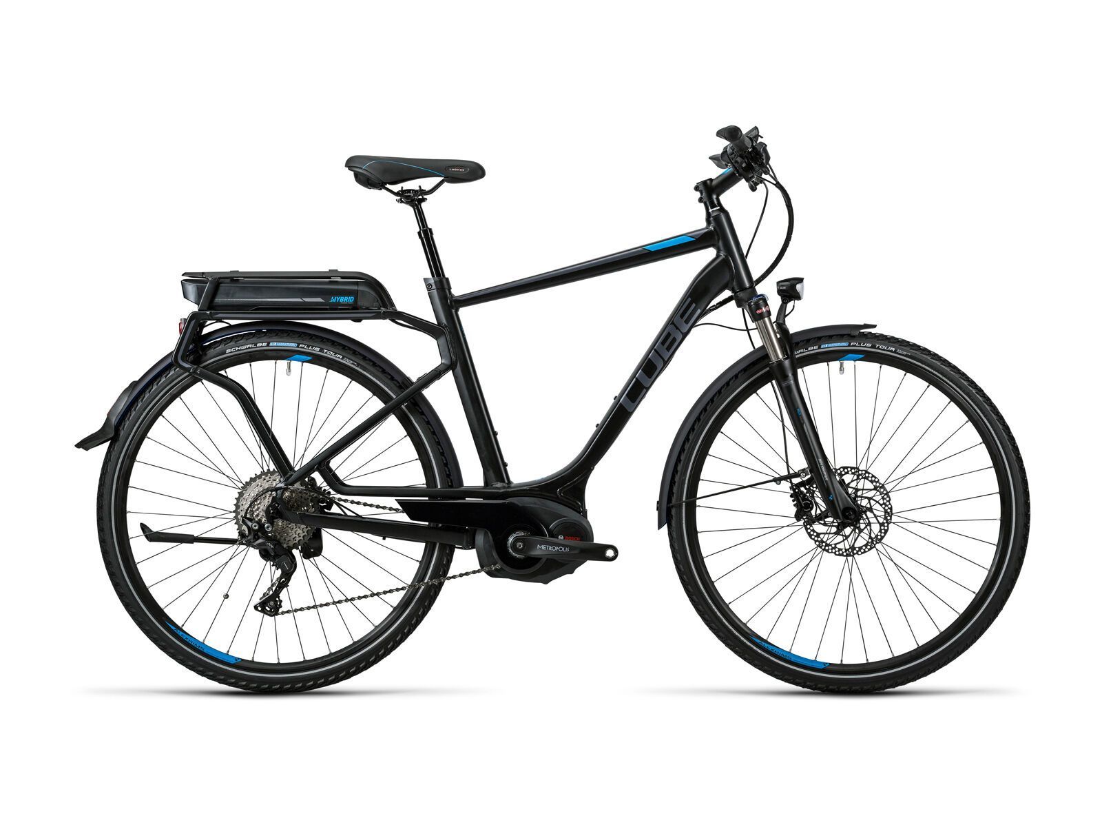 Cube Touring Hybrid EXC 500, black´n´flashblue - Bild 1