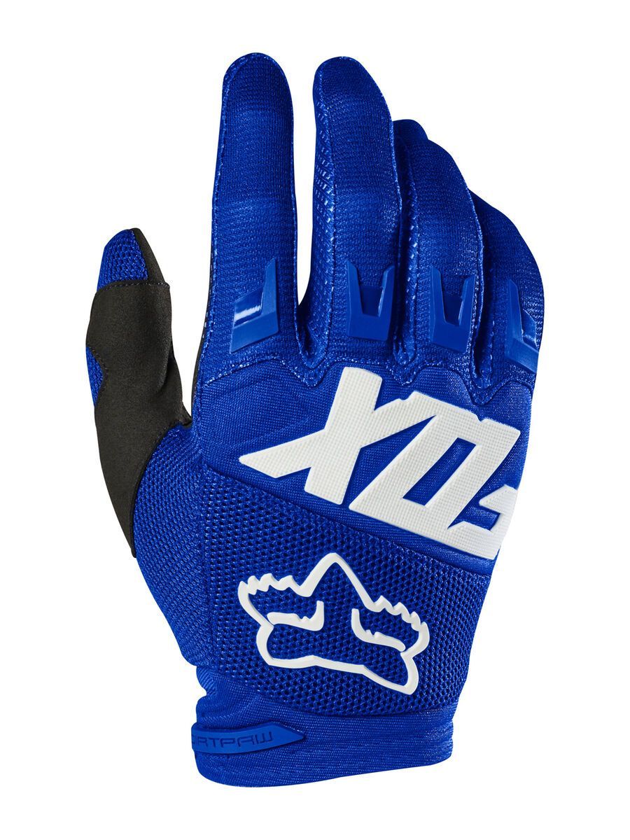 Fox Dirtpaw Race Glove, blue/white - Bild 1