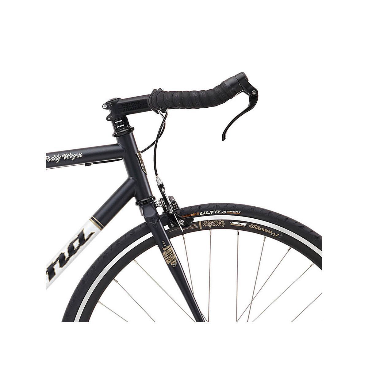 *** 2. Wahl *** Kona Paddy Wagon 2014, matt black/gold/white - Fixie | Größe 59 cm - Bild 7