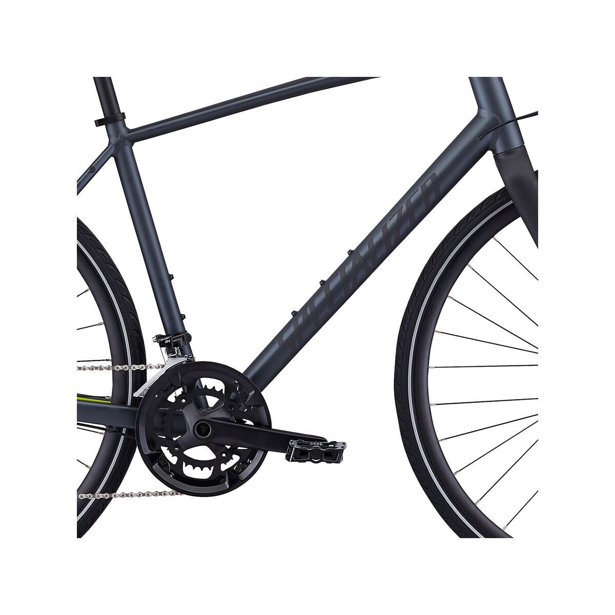 Specialized Sirrus Sport, satin gloss cast battleship/hyper/black reflective - Bild 5