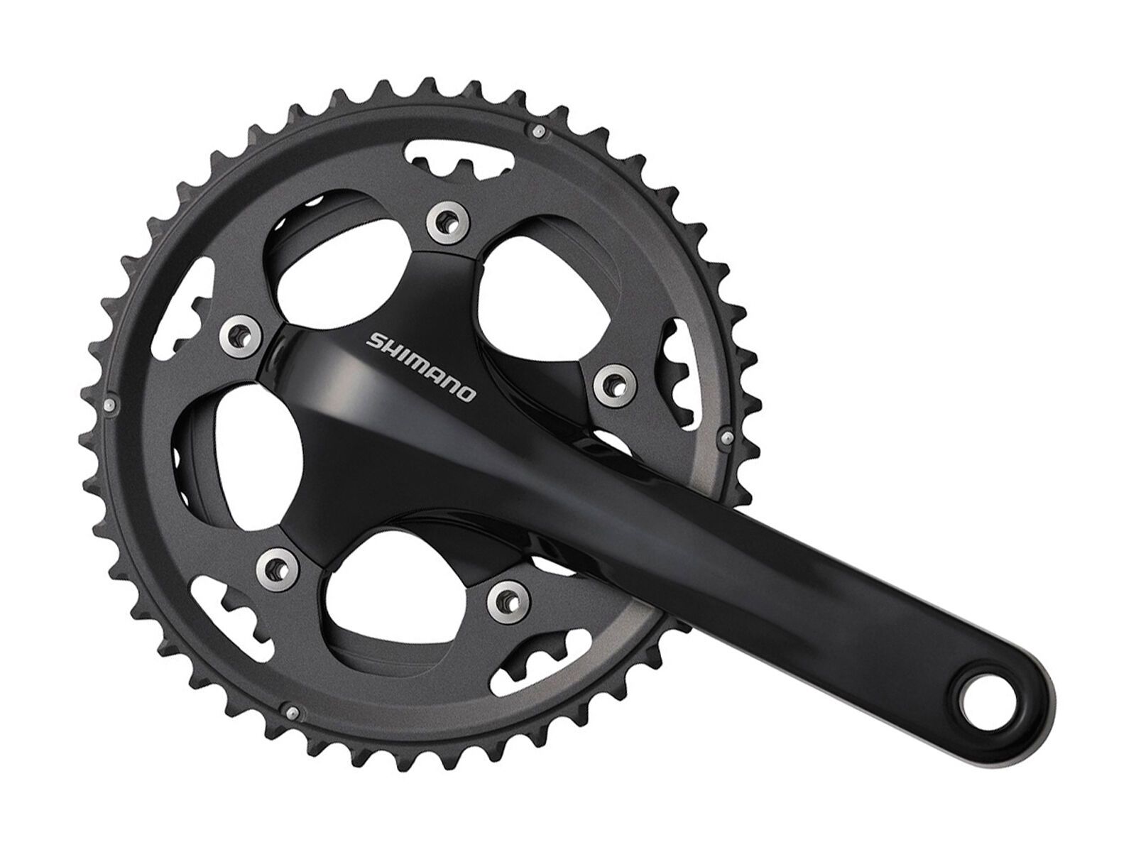 Shimano Kurbelgarnitur Cyclocross FC-CX50 2x10 - 46/36, schwarz - Bild 1