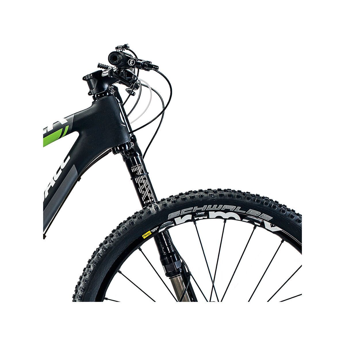 Cannondale Trigger 29 Carbon Team, jet black with charcoal gray, magnesium white and berserker green accents, matte - Bild 5