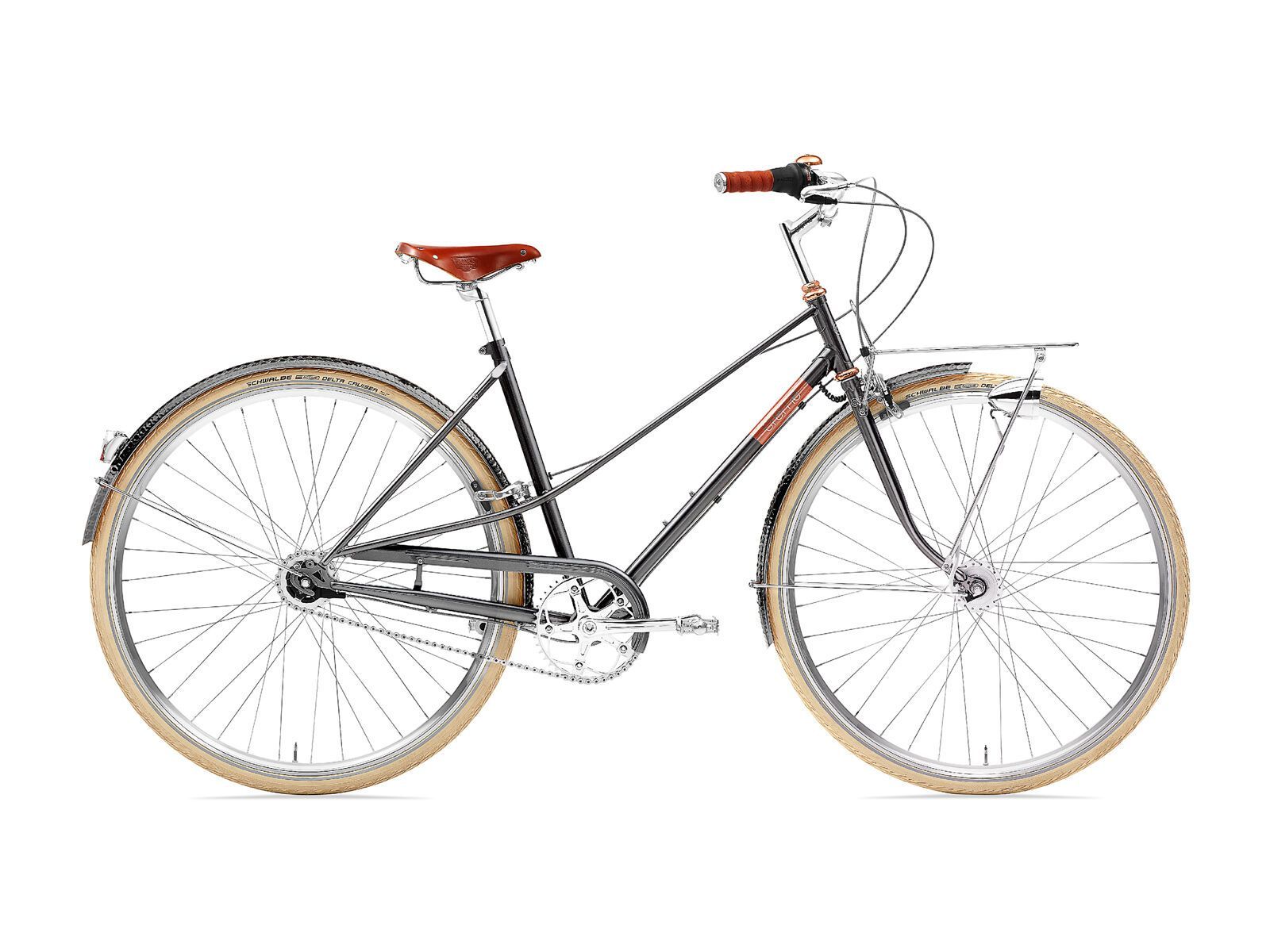 Creme Cycles Caferacer Lady Doppio, black rose gold - Bild 1