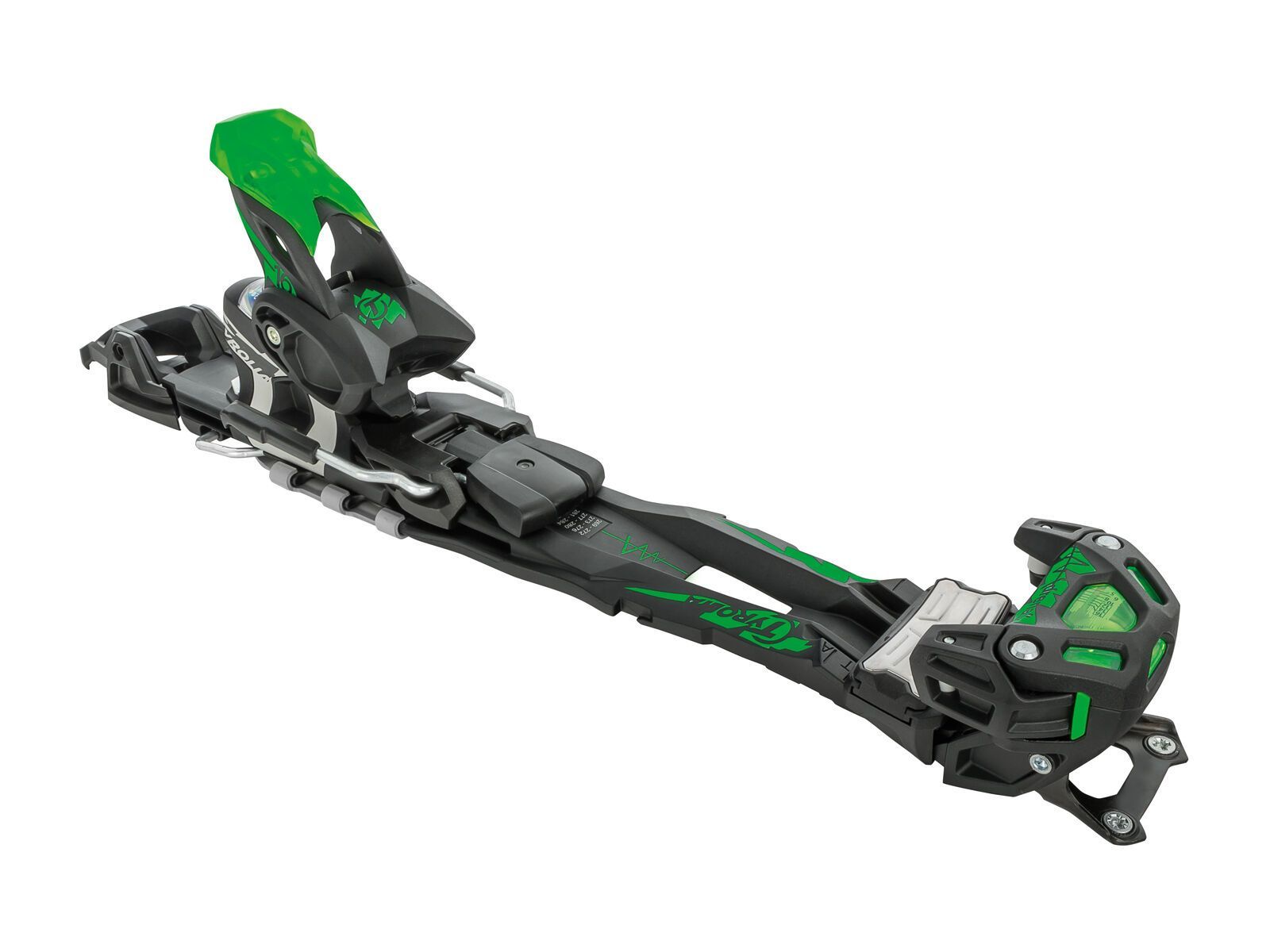 Tyrolia Adrenalin 16 ohne Bremse, solid black flash green - Bild 3