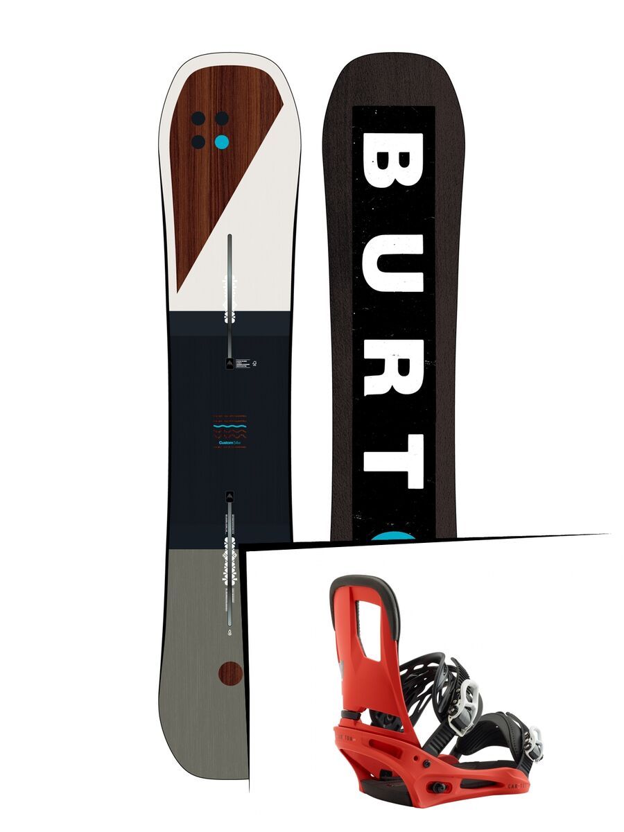 Set: Burton Custom Flying V 2019 +  Cartel (2218381S) - Bild 1