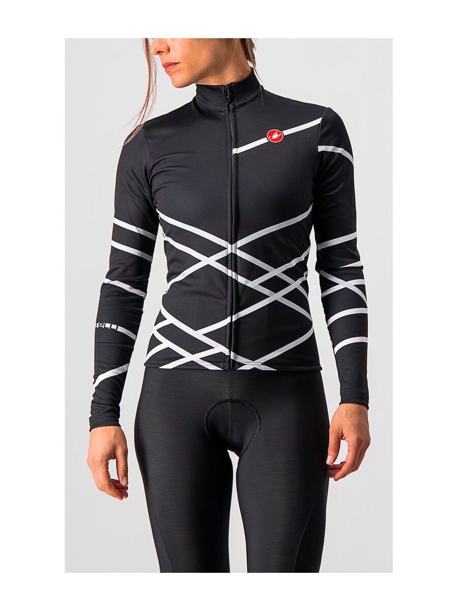 Castelli Diagonal Jersey FZ, light black/silver gray - Bild 3