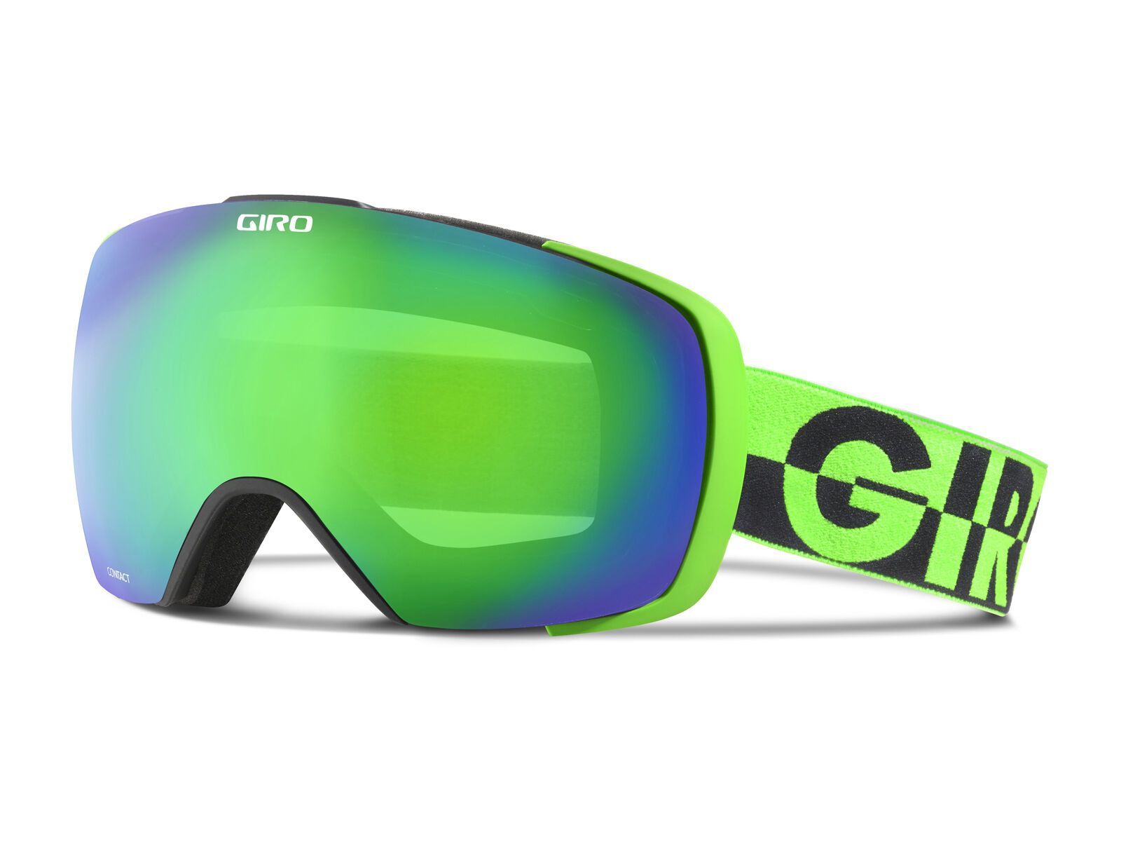 Giro Contact + Spare Lens, bright green 50/50/loden green+yellow boost - Bild 1