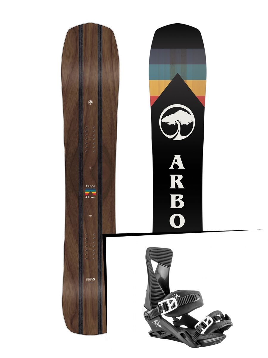 Set: Arbor A-Frame 2019 + Nitro Zero dark night - Bild 1