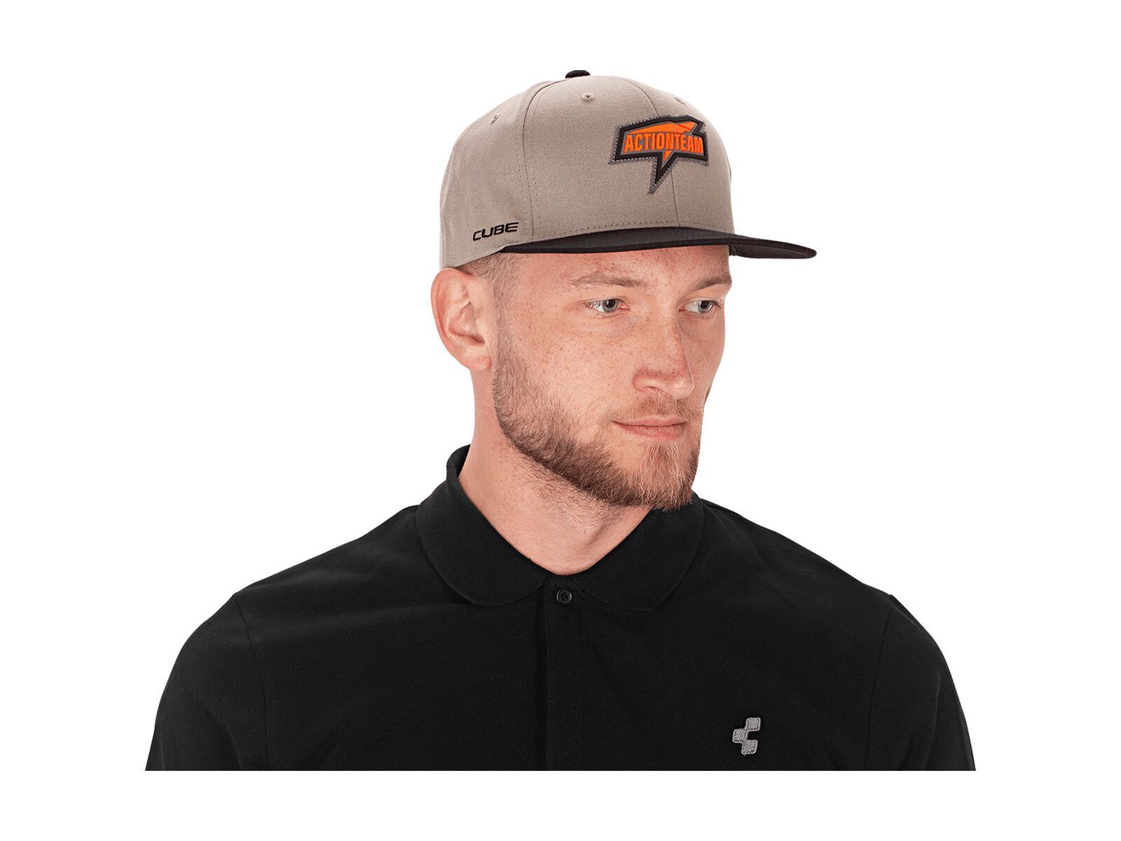 Cube Freeride Cap X Actionteam, grey´n´orange - Bild 2
