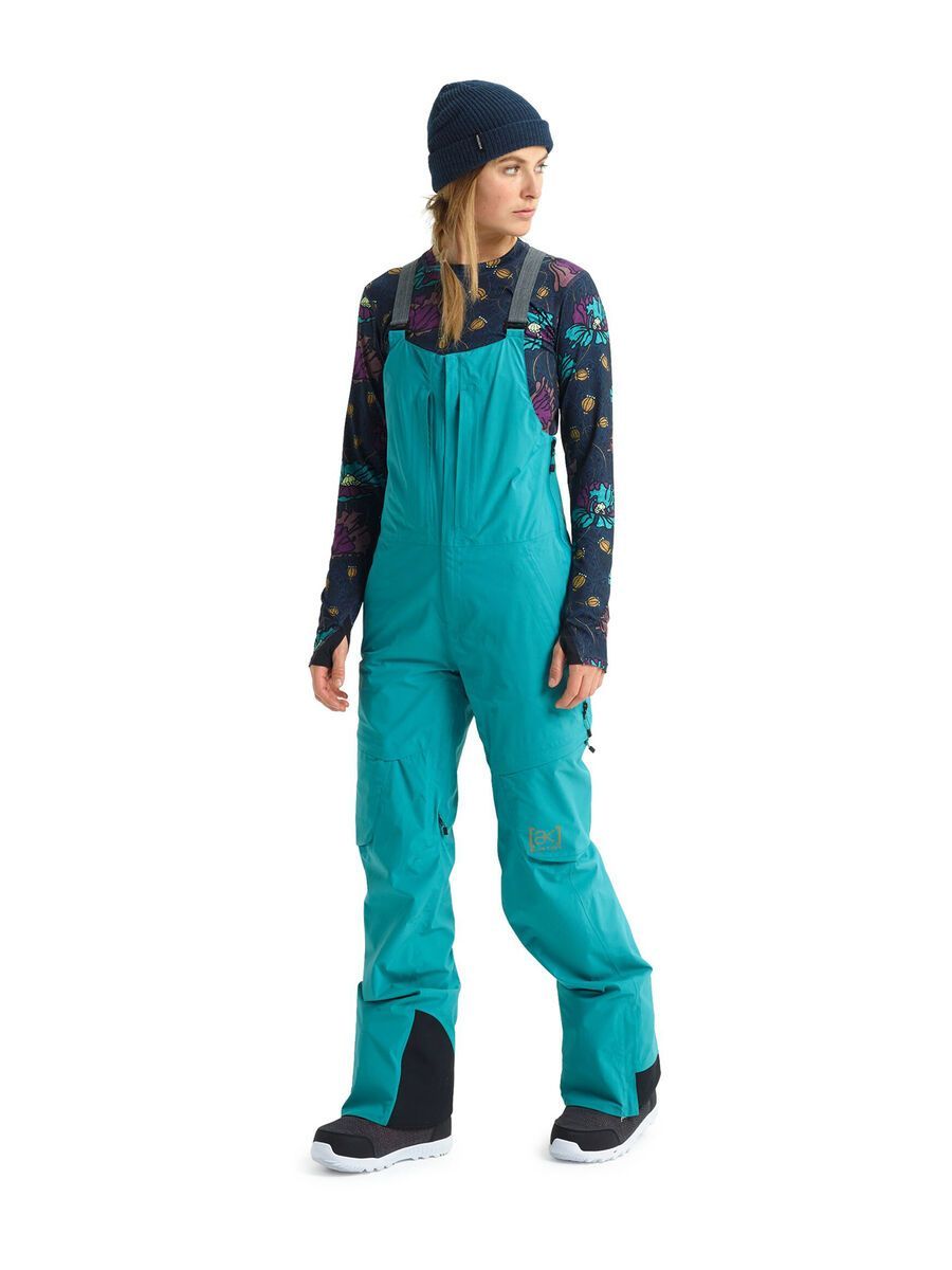 Burton Women's [ak] Gore-Tex Kimmy 2L Bib Pant, green-blue slate - Bild 2