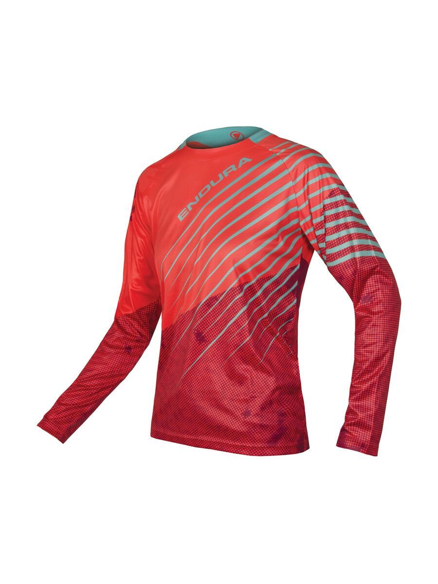 Endura Wms MT500 Print L/S Trikot, koralle - Bild 1