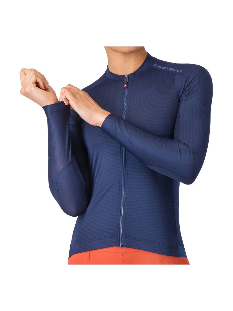 Castelli Espresso 2 W Long Sleeve Jersey, belgian blue - Bild 1