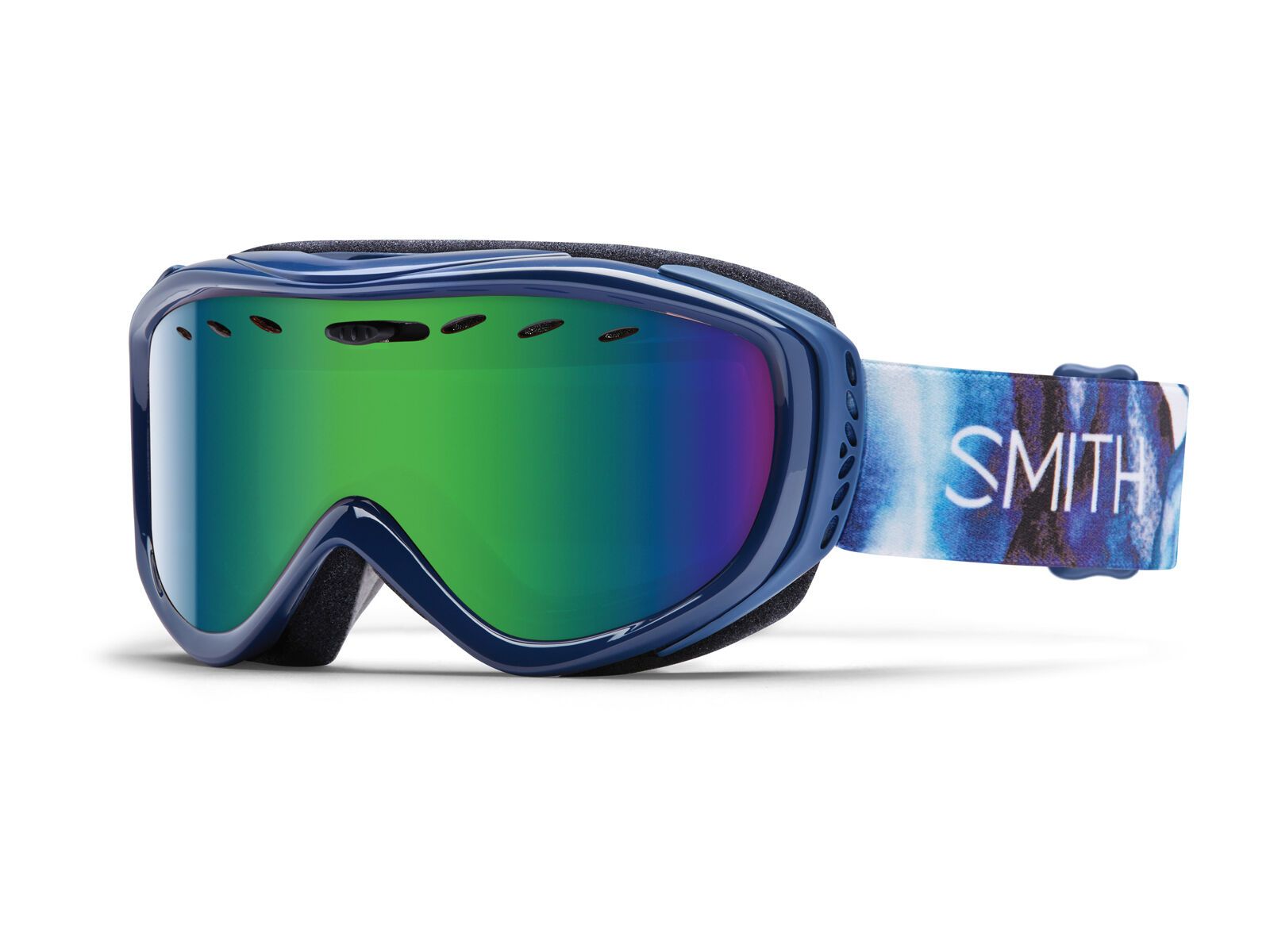 Smith Cadence + Spare Lens, crystallin/green sol-x mirror - Bild 1