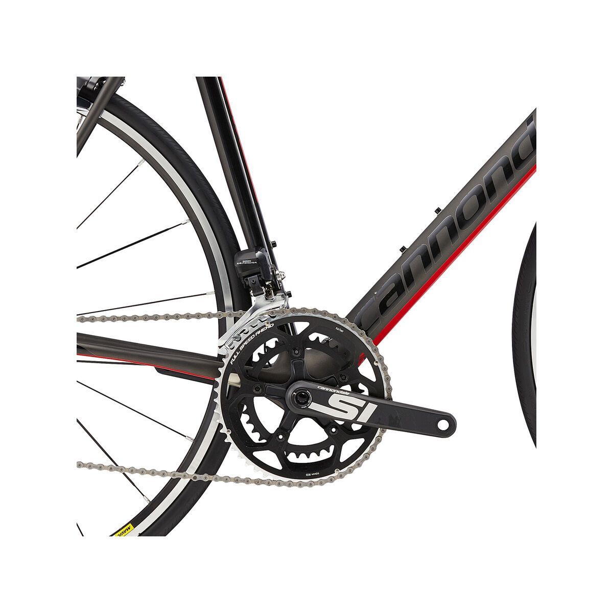 Cannondale SuperSix Evo Ultegra Di2, grey/red - Bild 3