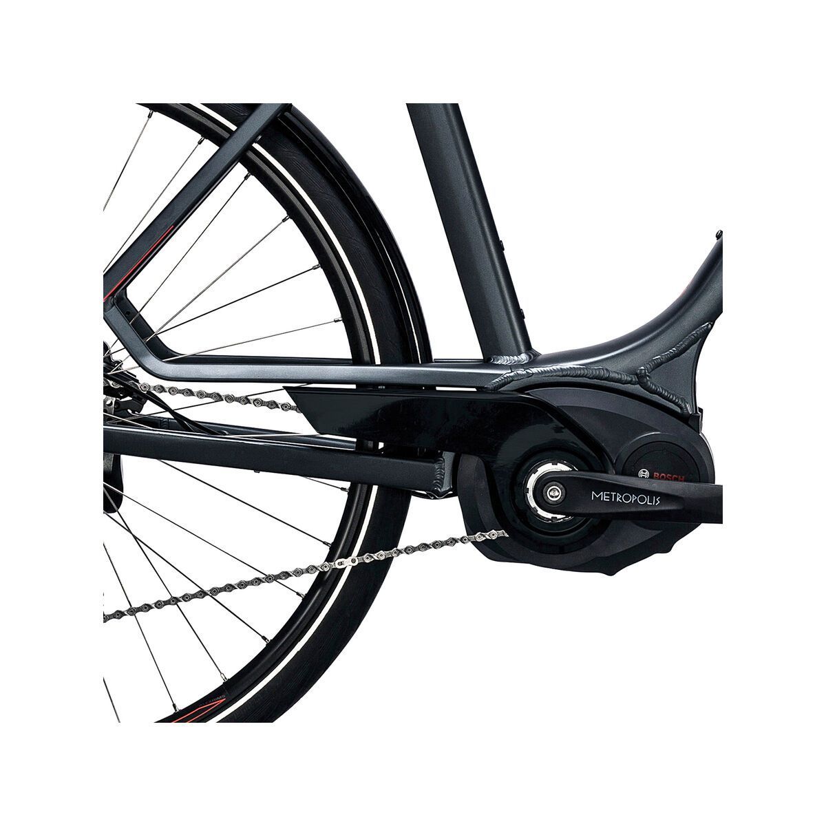 Cube Touring Hybrid Pro 500, grey´n´flashred - Bild 3