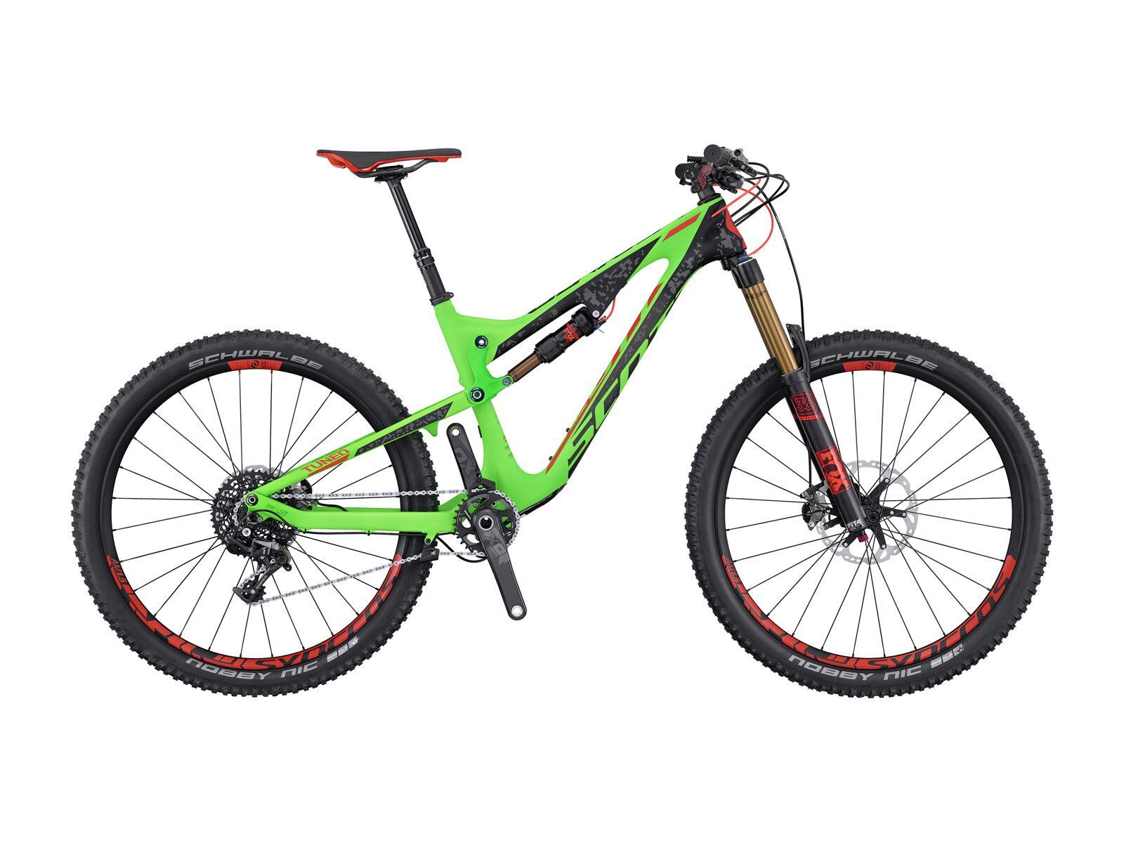 Scott Genius LT 700 Tuned, green/black/red - Bild 1
