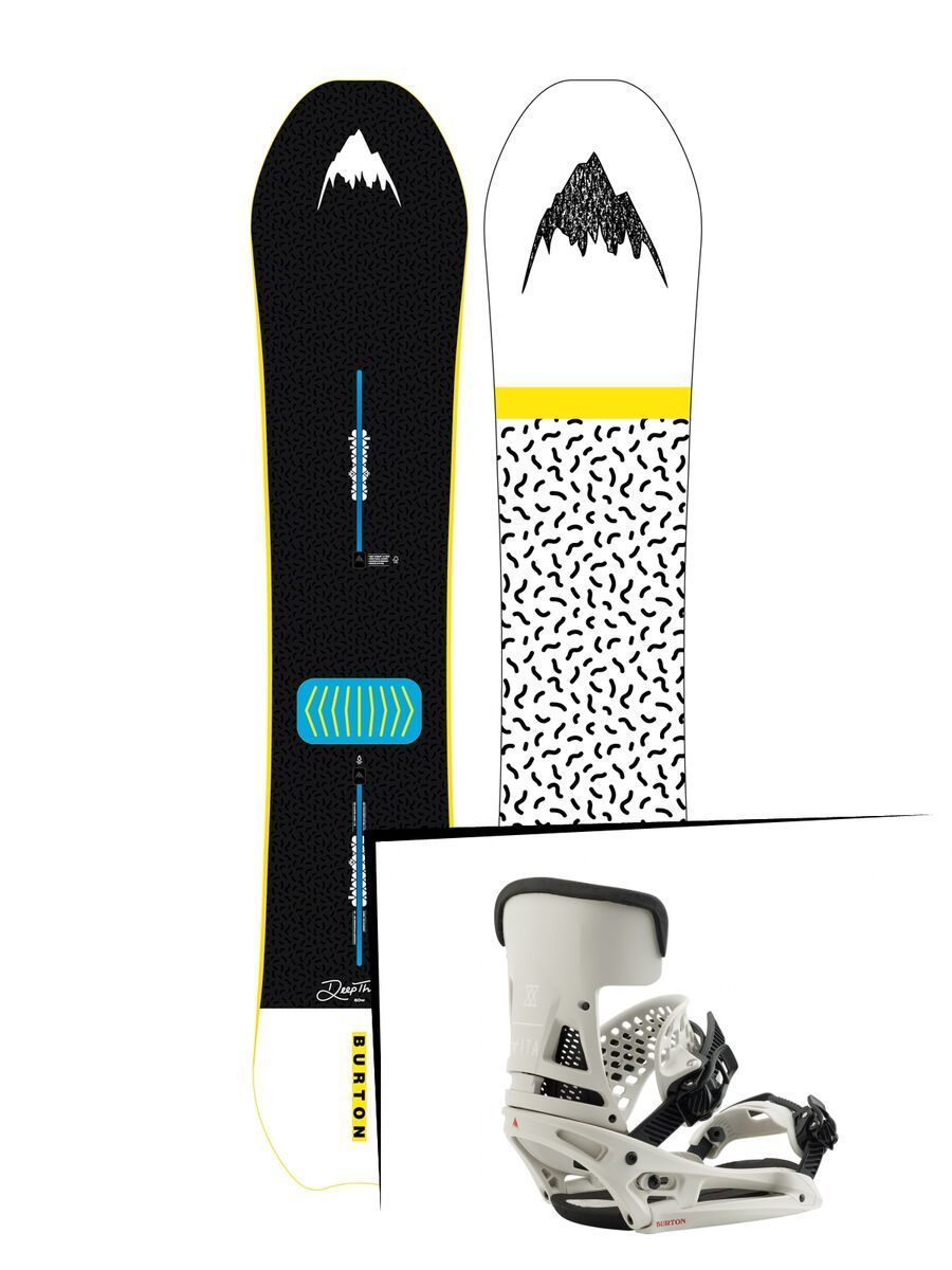 Set: Burton Deep Thinker 2019 +  Malavita EST (2218369S) - Bild 1