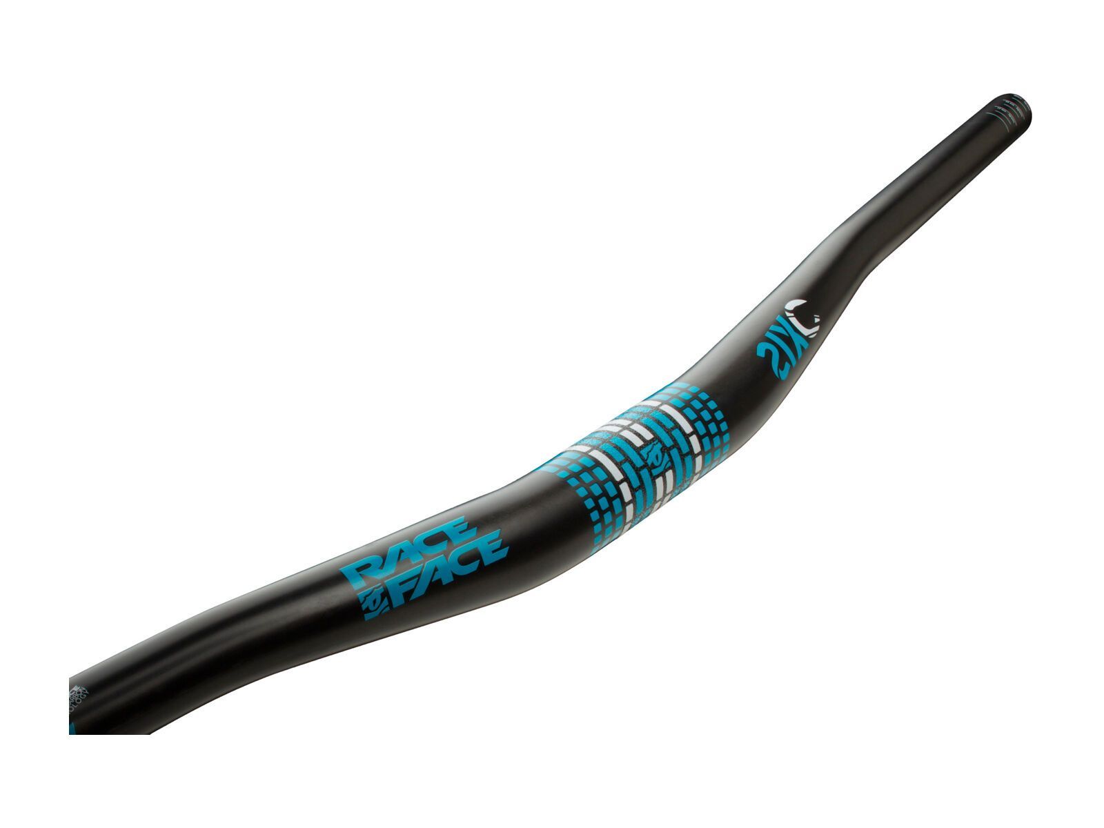 Race Face Sixc 3/4 Zoll Riser, turquoise/white logo - Bild 1