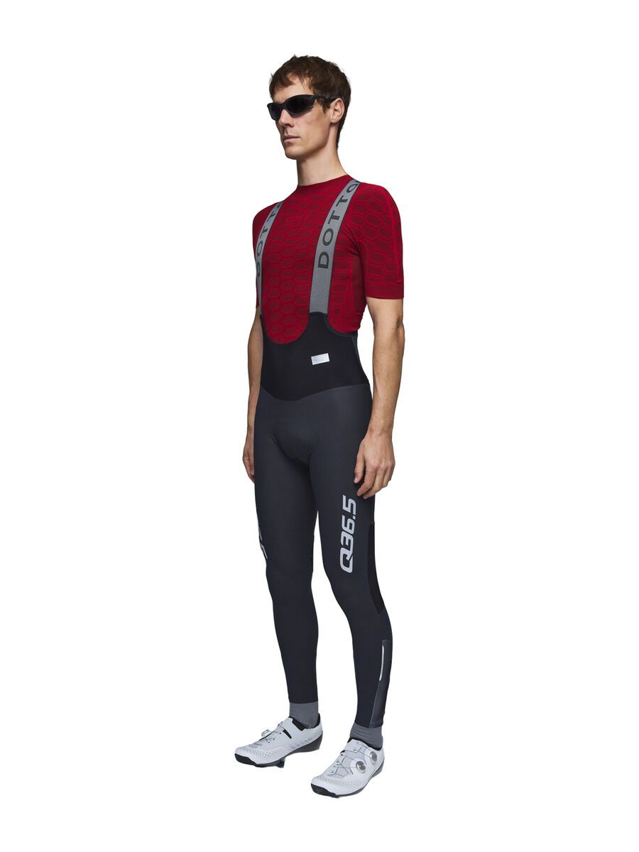 Q36.5 Dottore Hybrid Bib Tights, storm grey - Bild 3