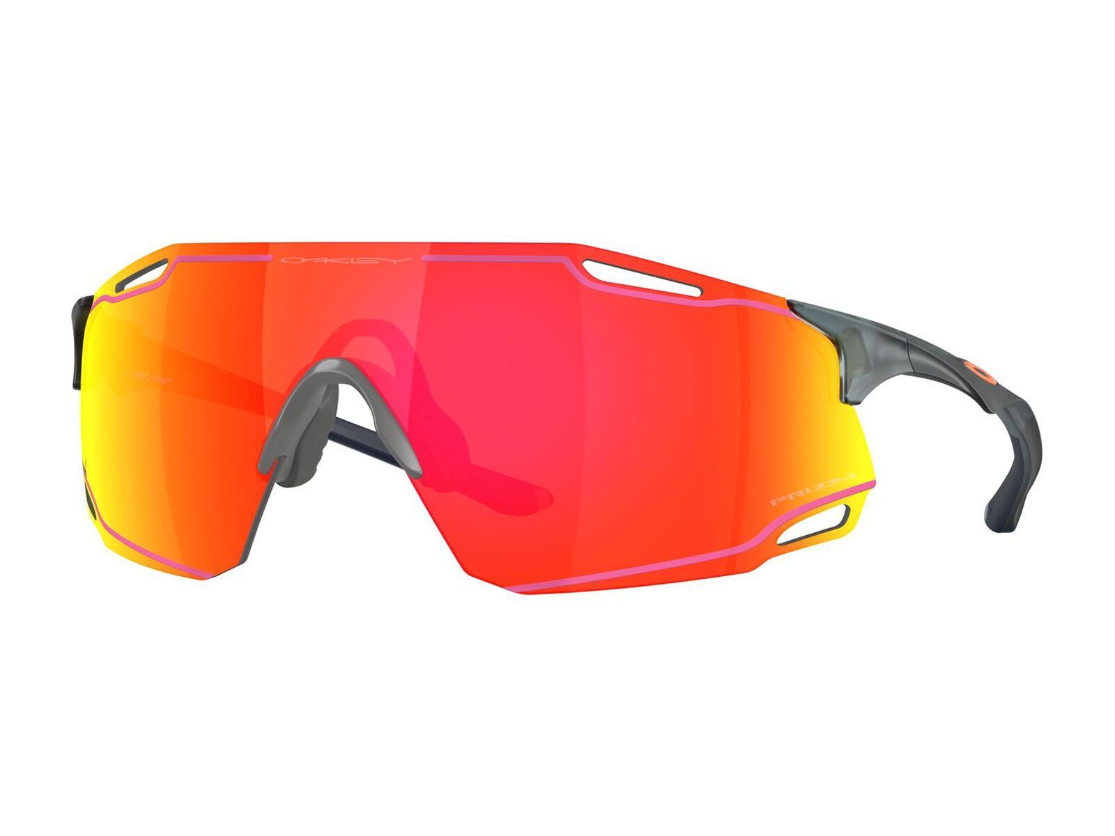 Oakley Cybr Dyno, Prizm Ruby w/ Pink Ink / matte crystal black - Bild 1