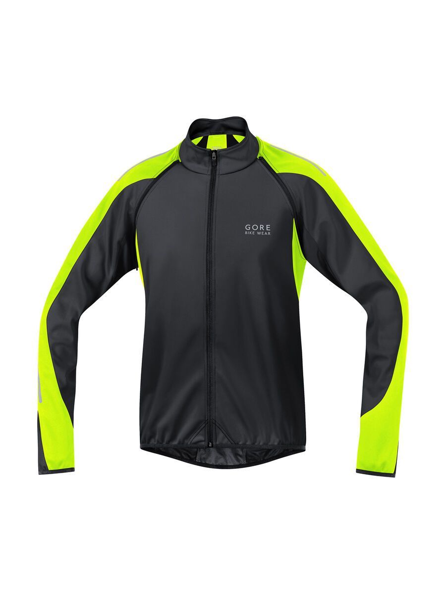 Gore Bike Wear Phantom 2.0 Windstopper SO Jacke, black neon yellow - Bild 1