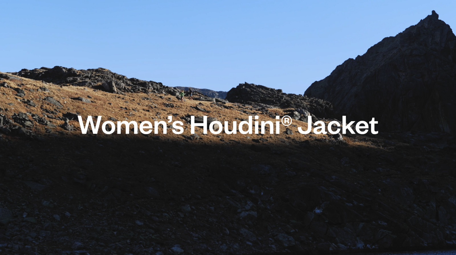 Patagonia Women's Houdini Jacket Lose Yourself Outline, nouveau green - Video 4