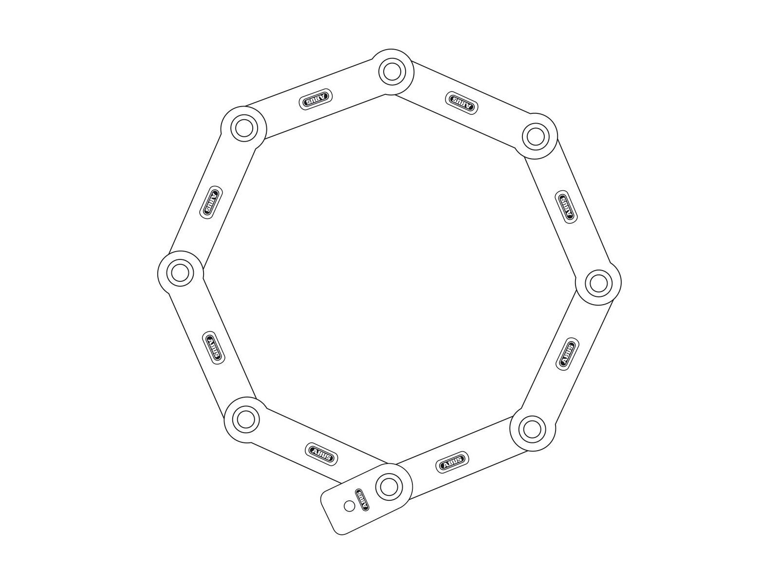 Abus Bordo Big 6000/120, inkl. Halter, black - Bild 3