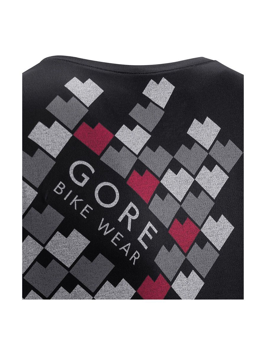 Gore Bike Wear E Lady Digi Heart Shirt, black - Bild 5