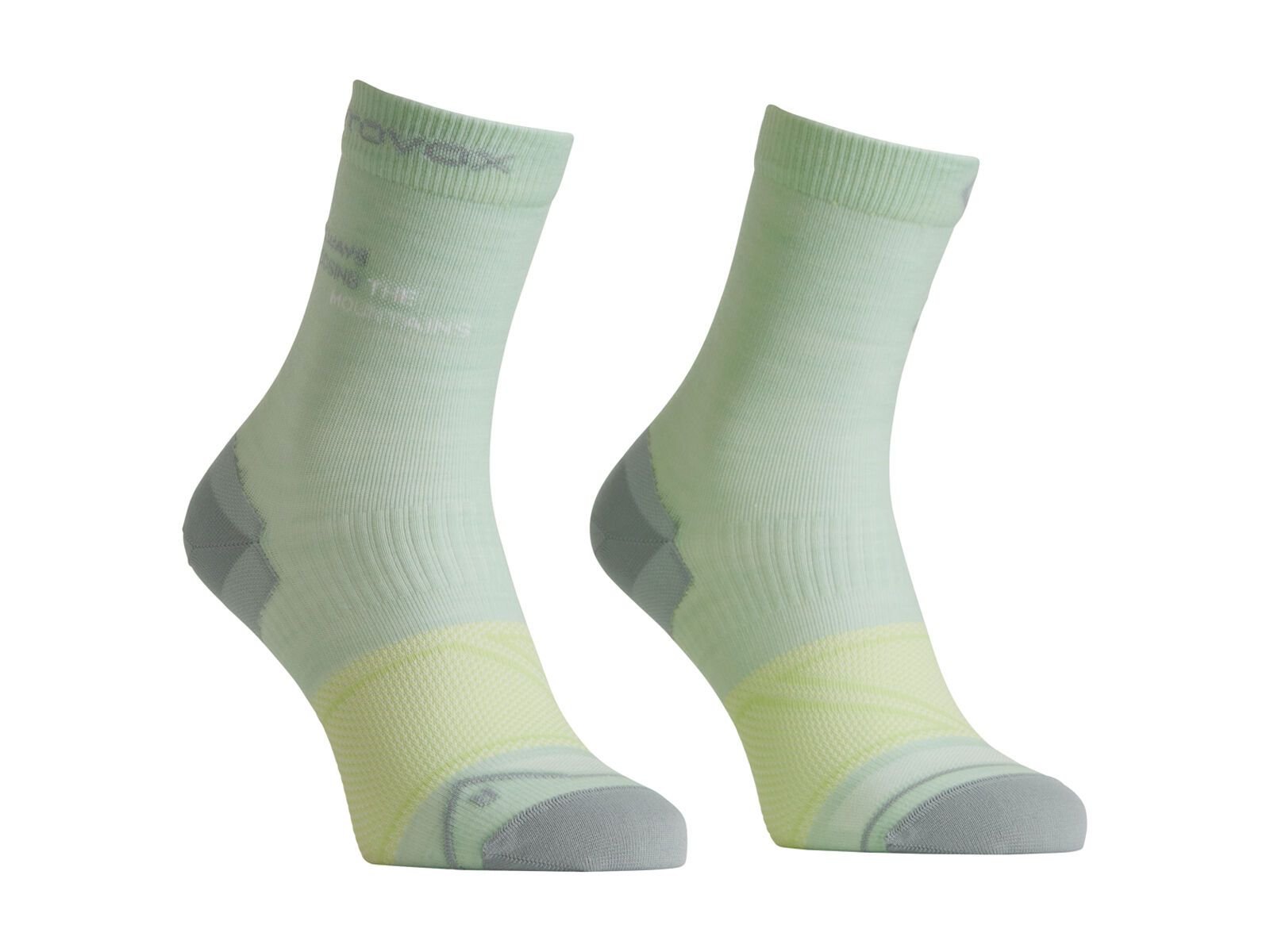 Ortovox Alpine Light Comp Mid Socks W, green acid - Bild 1