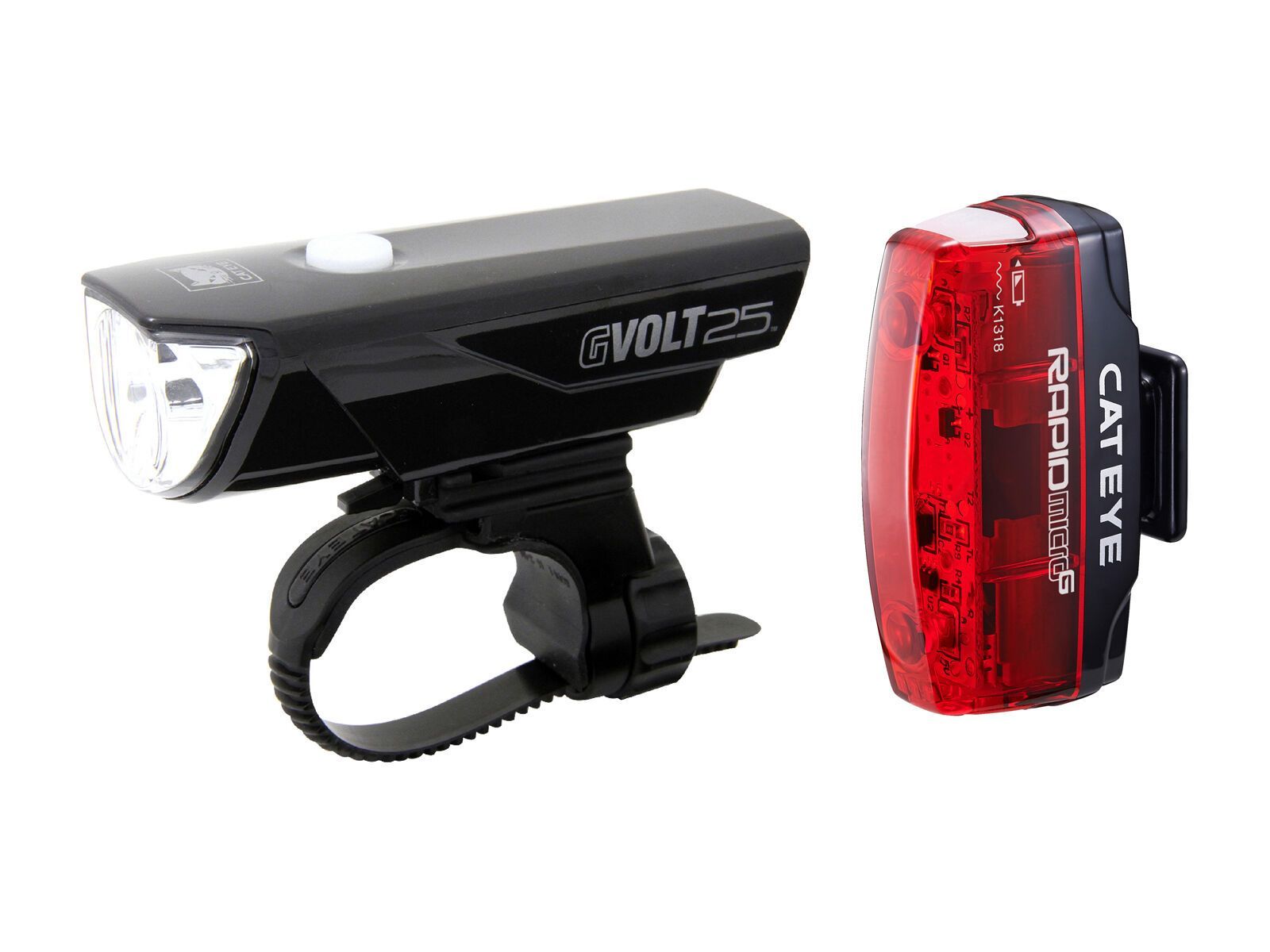 Cateye GVolt 25 + Micro G Beleuchtungsset - Bild 1