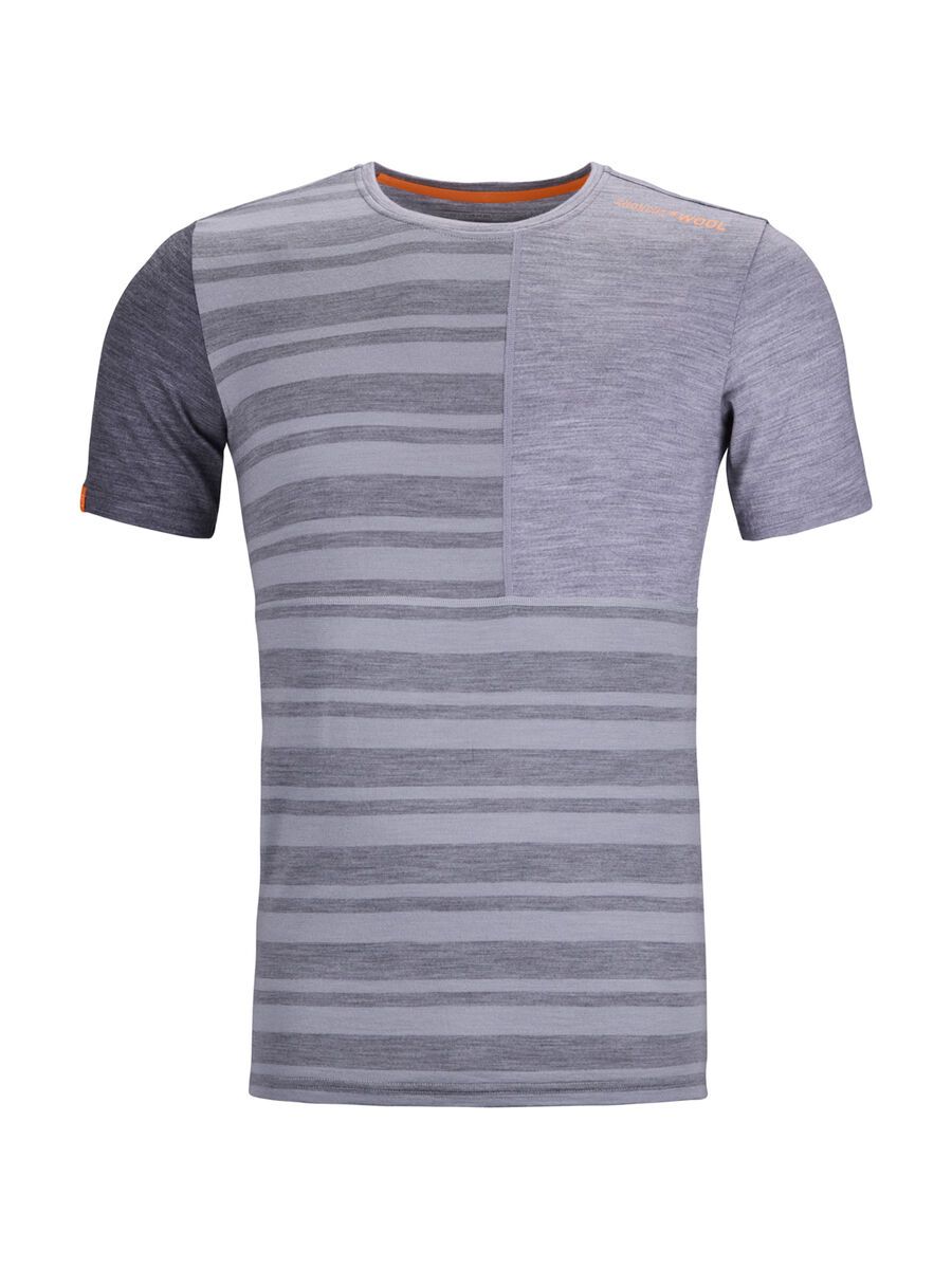 Ortovox 185 Rock'n'Wool Short Sleeve M, grey blend - Bild 1