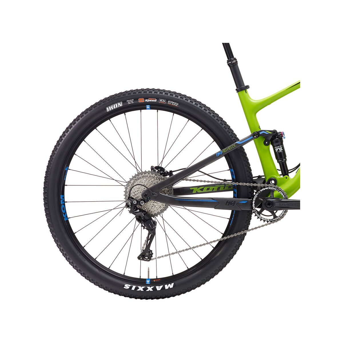 Kona Hei Hei DL, matt lime/black/blue - Bild 4