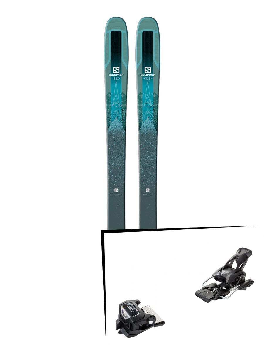 Set: Salomon QST Lumen 99 2018 + Tyrolia Attack² 13 GW solid black - Bild 1