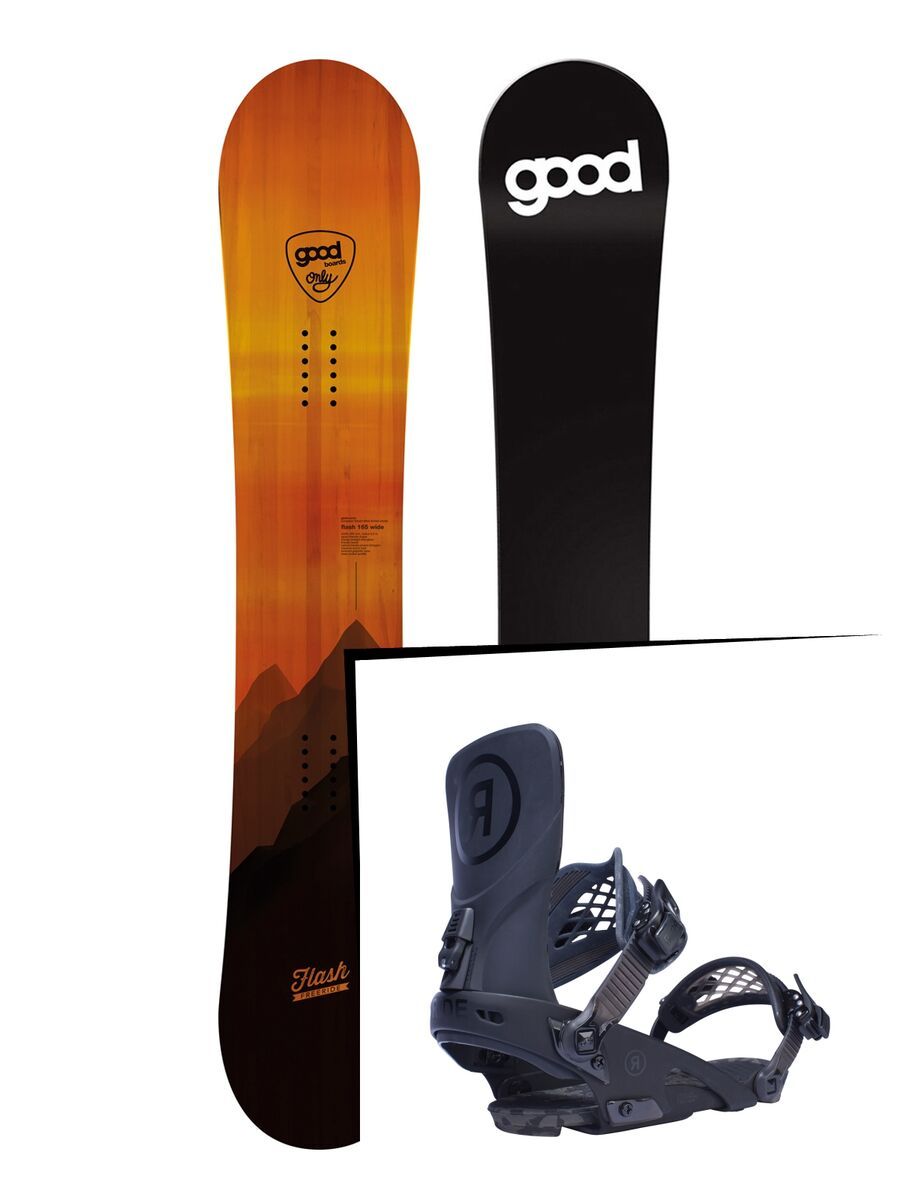 Set: goodboards Flash Long 2017 + Ride LTD (1770150S) - Bild 1