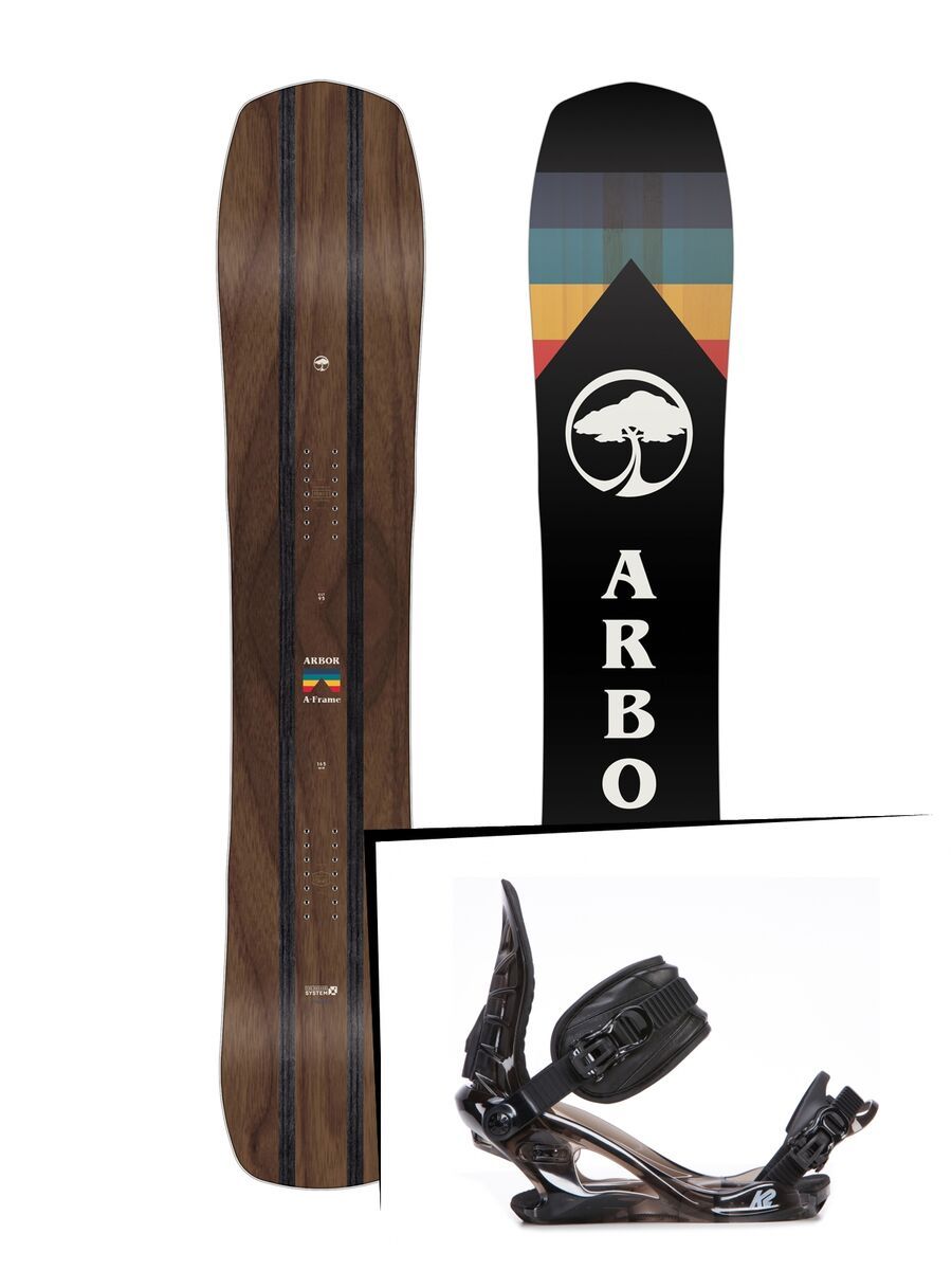 Set: Arbor A-Frame 2019 + K2 Charm black - Bild 1