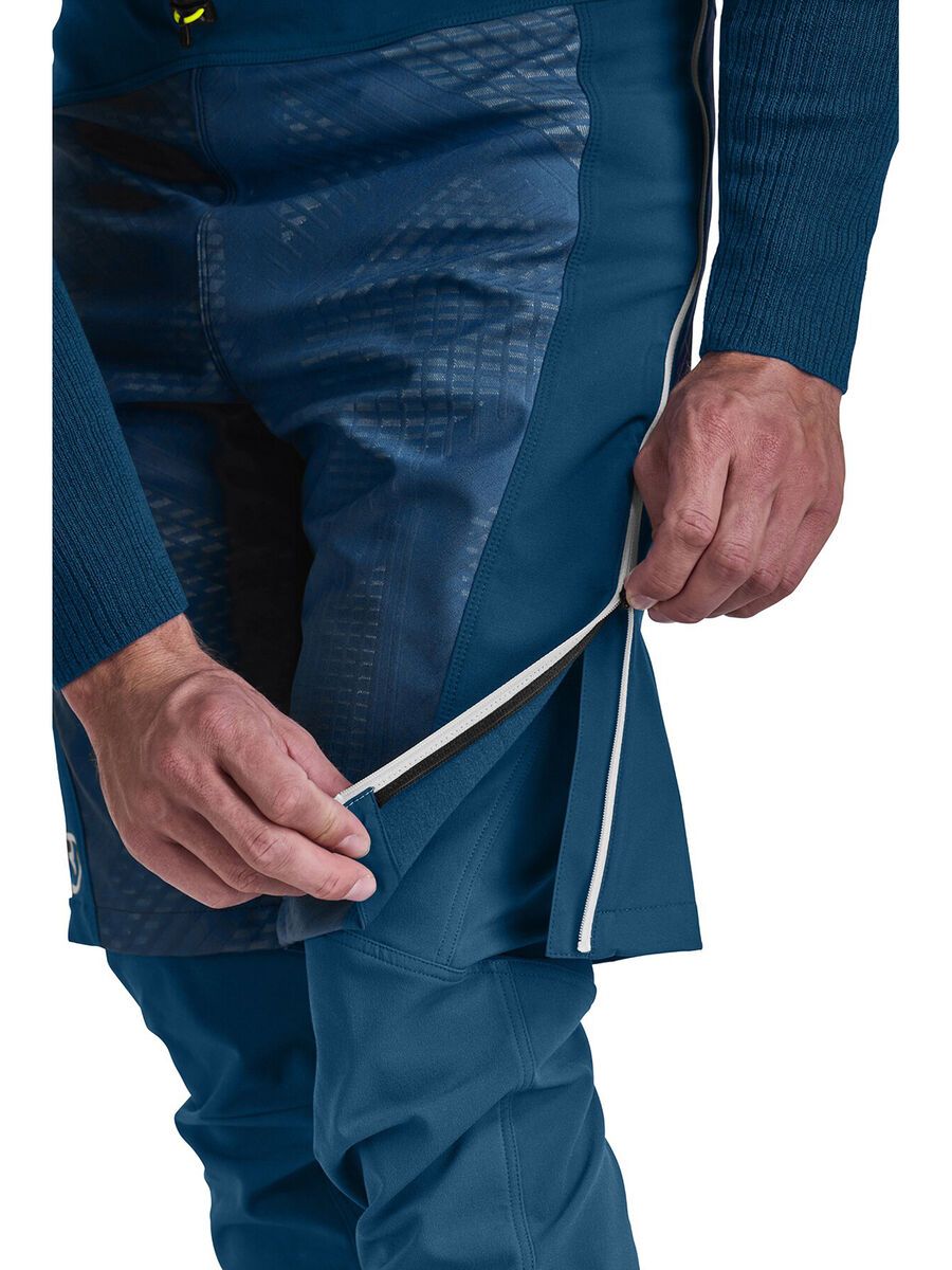 Ortovox Merino Naturtec Light Col Becchei WB Shorts M, black raven - Bild 4