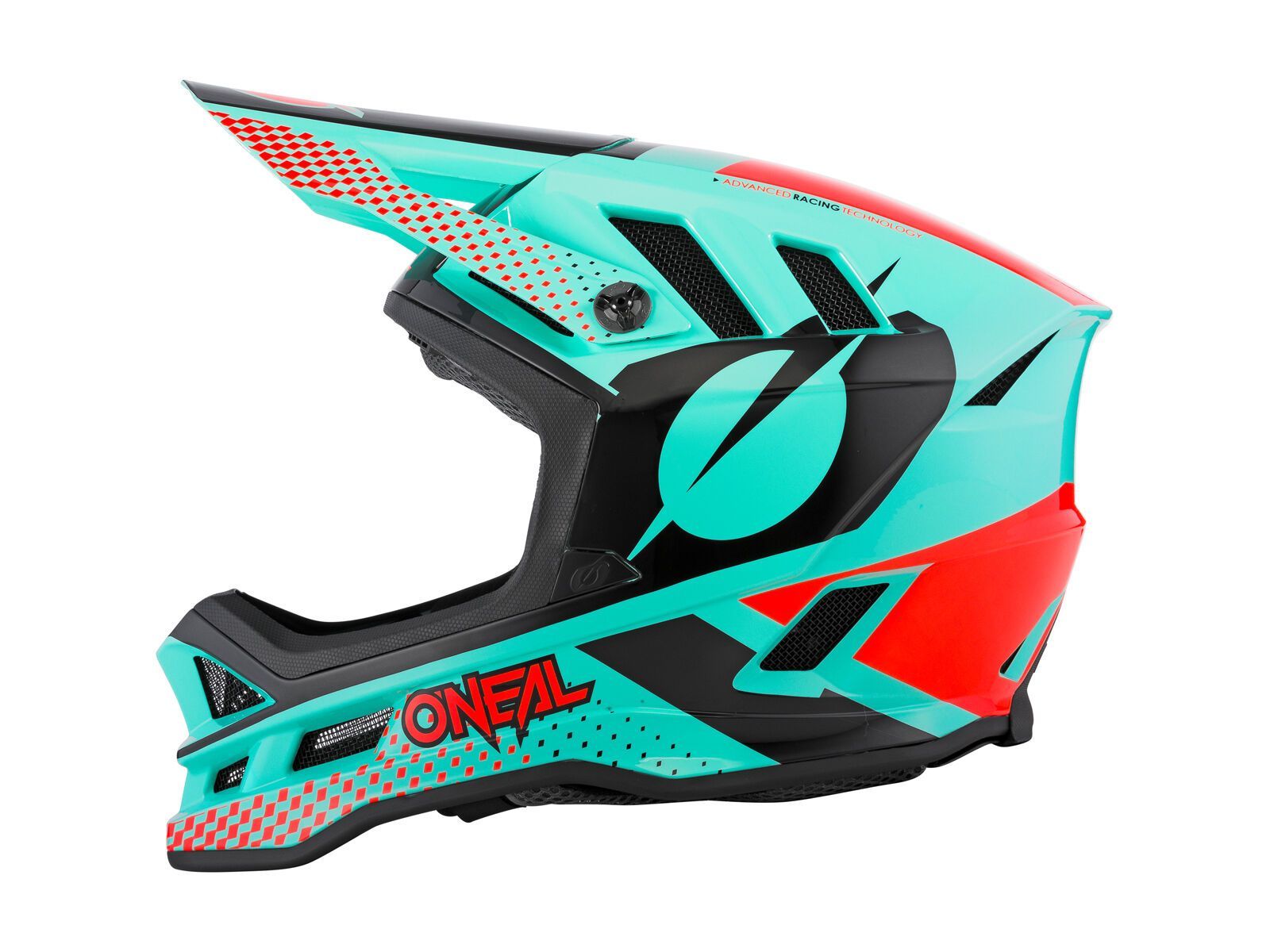 ONeal Blade Polyacrylite Helmet Ace, mint/orange/black - Bild 2