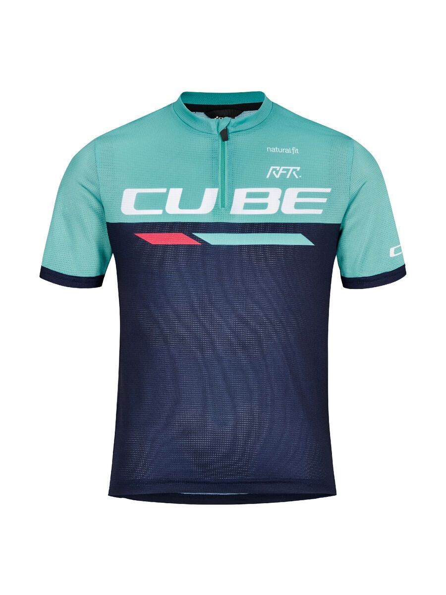 Cube Junior Teamline Trikot kurzarm, blue´n´mint - Bild 1