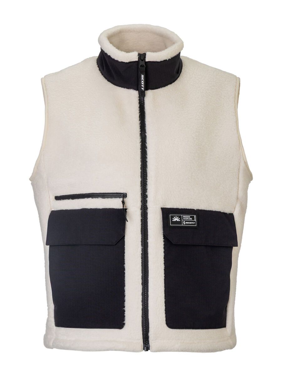 Scott Escape Heritage Pile Women's Vest, latte beige/black - Bild 1