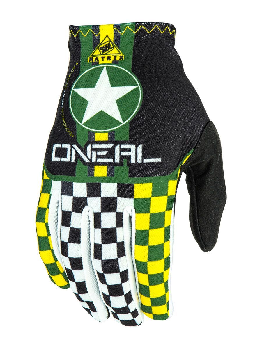 ONeal Matrix Gloves Wingman, black/green - Bild 1