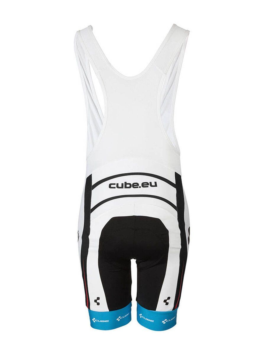 Cube Trägerhose Kurz Teamline, weiß/schwarz/blau/rot - Bild 2
