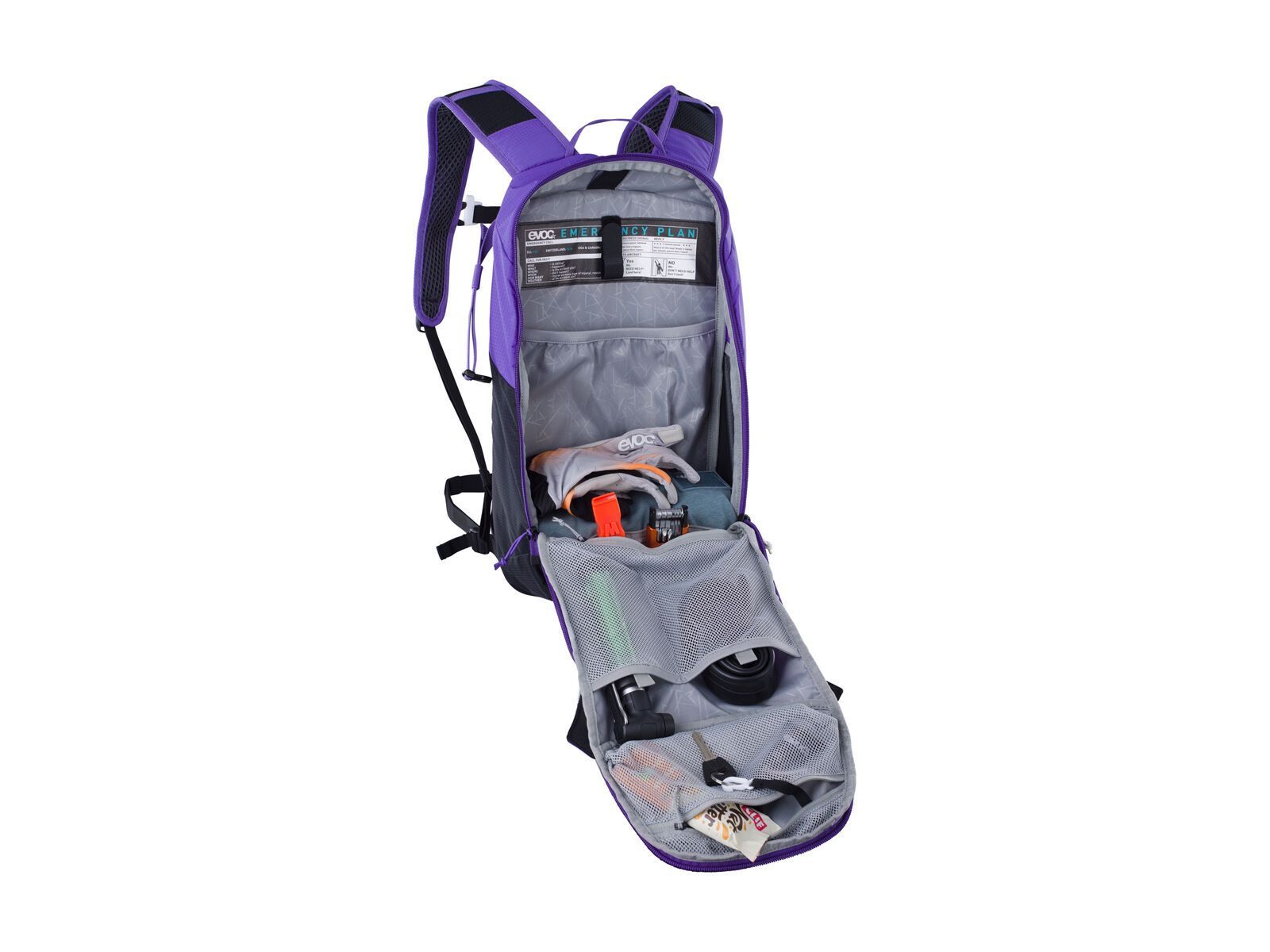 Evoc Ride 8 + Hydration Bladder 2, violet/black - Bild 8